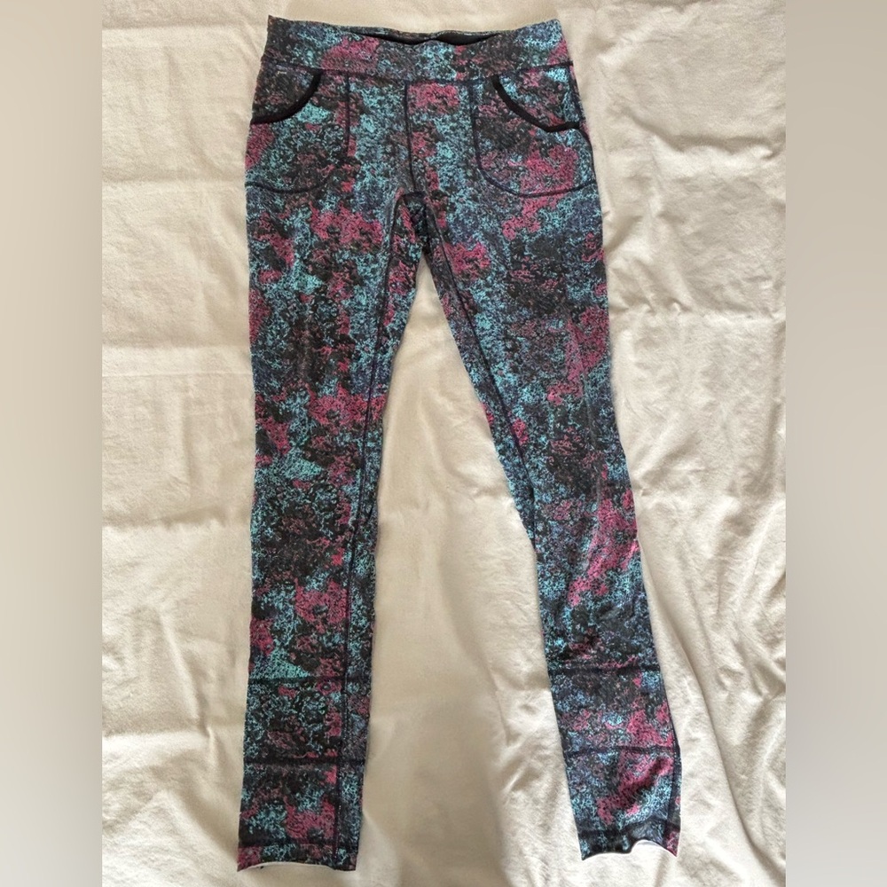 Lole multicolor leggings with pockets